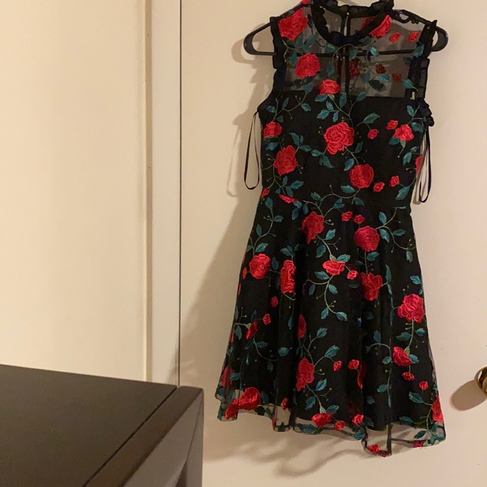 Brand New Floral Embroidered Dress